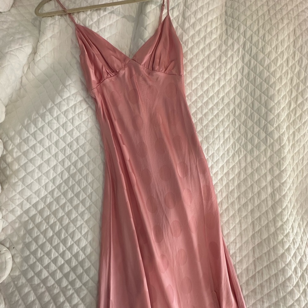 SONG OF STYLE - midi slip dress light pink